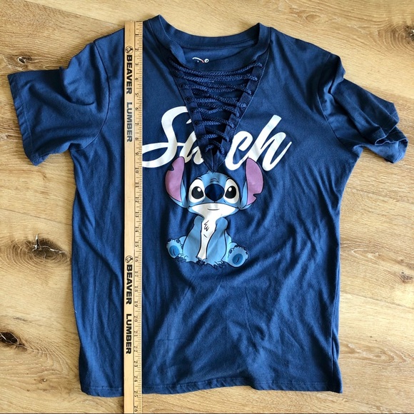 Disney Lilo & Stitch T-Shirt with Lace-Up Front - Picture 14 of 14
